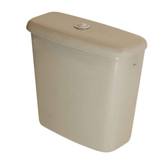 Caixa acoplada para bacia 3/6 litros Targa Ravena Aspen e Izy com mecânismo dual flux cinza Deca