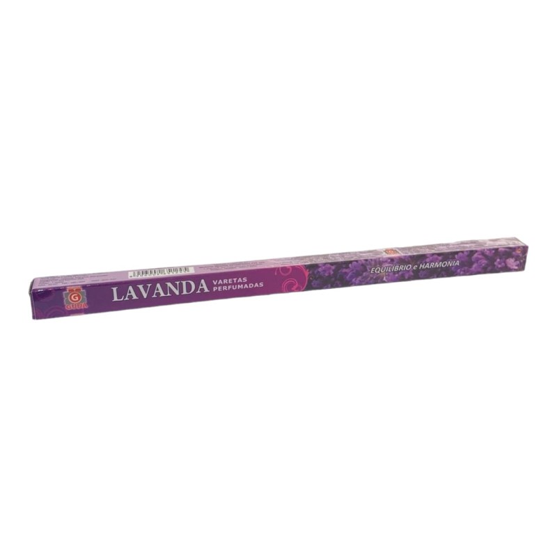 Incenso Indiano Alla Lavanda Anti Stress - Bastoncini Profumati Con Oli Essenziali