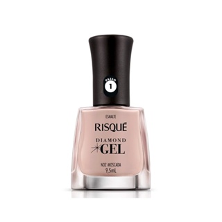 Esmalte Risqué Diamond Gel Cremoso Noz Moscada