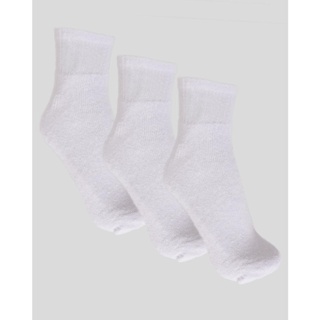 Kit 6 Pares Meia Masculina Cano Curto Fitter Branca