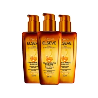 Kit 3 Óleo Capilar Elseve Extraordinário 100ml - 3 unidades