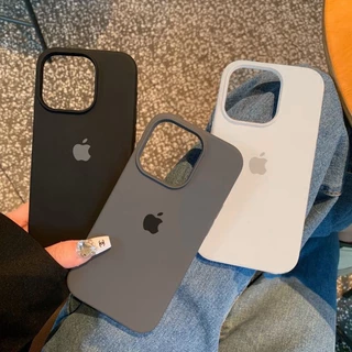 Capa Protetora De Silicone Líquido Para iPhone 15 14 13 12 11 Pro Max 14 15 Plus Telefone Estilo Oficial Original
