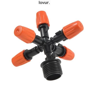 Aspersor De Névoa LOVUR , Pulverizador De Água Bico Ajustável , Atomizador De Jardim Automático De 5 Cabeças Sistema De Micro Irrigação De Flores