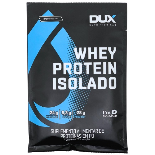 DUX SACHE ISOLADO 28G SABOR NEUTRO WHEY PROTEIN