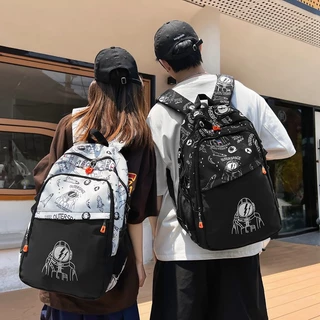 Nova Mochila De Astronauta Masculina Da Moda Para Estudantes Do Ensino Médio Com Grande Capacidade E Bolsa De Computador Resistente Ao Desgaste