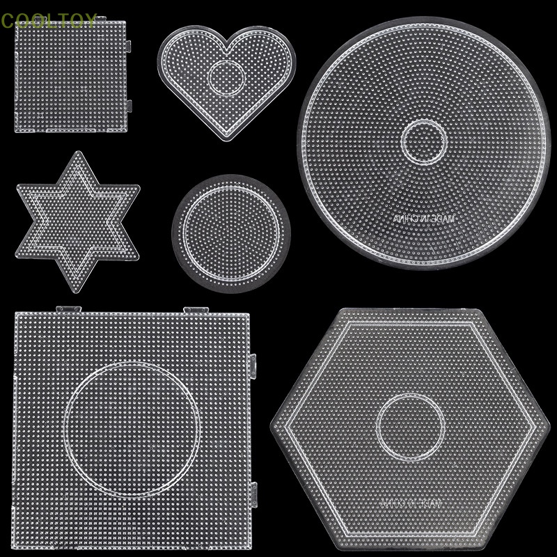 COOLTOY 5 Tipo Seleção 2.6mm Perler Beads Template Pegboard Para Hama Ferramenta De Faça-Você-Mesmo Educacional Puzzle Beadbond Toy Novo