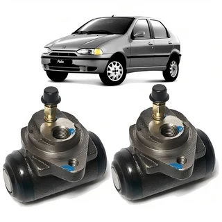 PAR CILINDRO DE RODA TRASEIRA PALIO 1.0 1.5 1.6 8V 1996 1997 1998