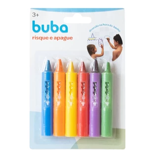 Giz Lapis Risque E Apague Colorido 7473 - Buba