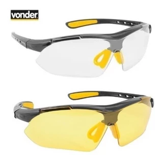 2 Óculos De Segurança Boxer Vonder Epi Amarelo E Incolor