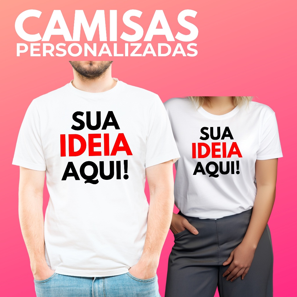 Camisas Personalizadas 100 em Algod o Camisa Camiseta Blusas