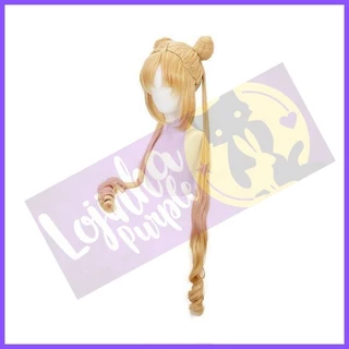 Peruca Cosplay / Fantasia Amarela Sailor Moon +- 120cm