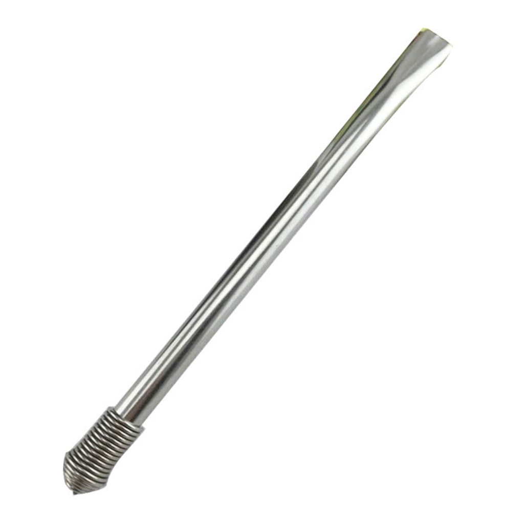 Bomba De Inox Slim De Filtro De Mola 19cm Tereré E Chimarrão