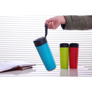 Garrafa Magic Copo Térmico em Inox com Alça de Silicone e Ventosa Forte 500ml