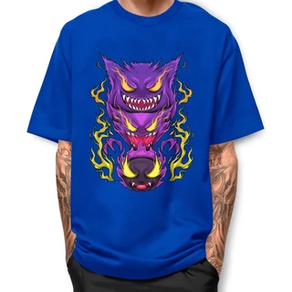 Camisa GENGAR EVOLUTION Camiseta Puro Algodao JJ1