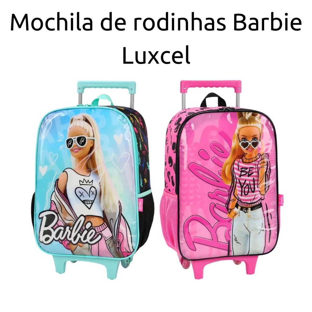 Mochila de Rodinhas Barbie Pink- Luxcel