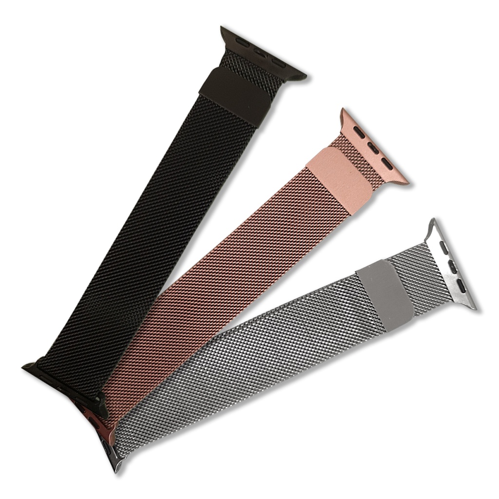 Kit 2 Pulseiras Magnética Para Smartwatch Relógio Inteligente 38mm 40mm 41mm / 42mm 44mm 45mm 49mm com Envio Imediato