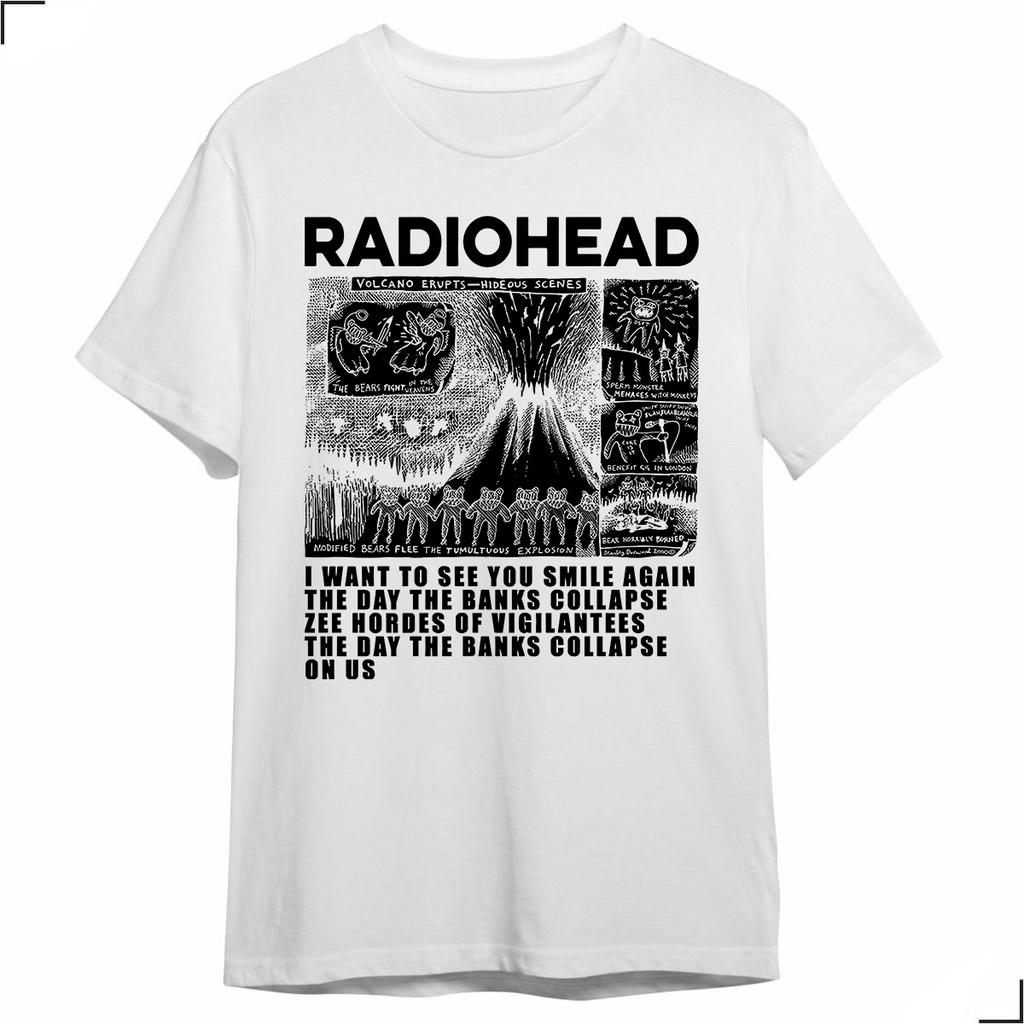 Camisa Básica Radiohead Hail Unissex Thief Álbum Banda Rock