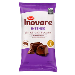 Chocolate Inovare Intenso Gotas 2,05kg Harald Ideal para Ovos de Páscoa, Truffas e Bombons