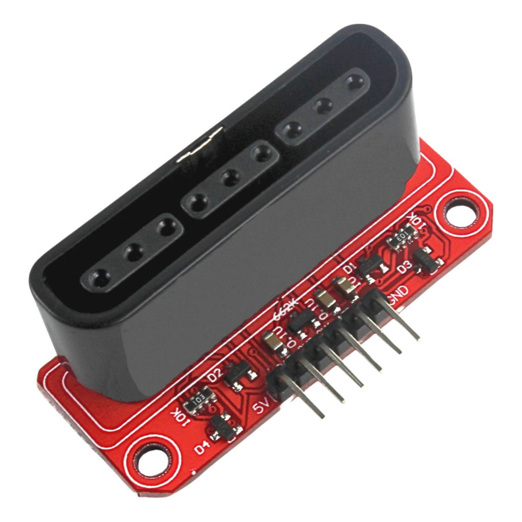 Adaptador Ps2 Spi Controle Ps2 Ps3 Sem Fio Para Arduino | Shopee Brasil