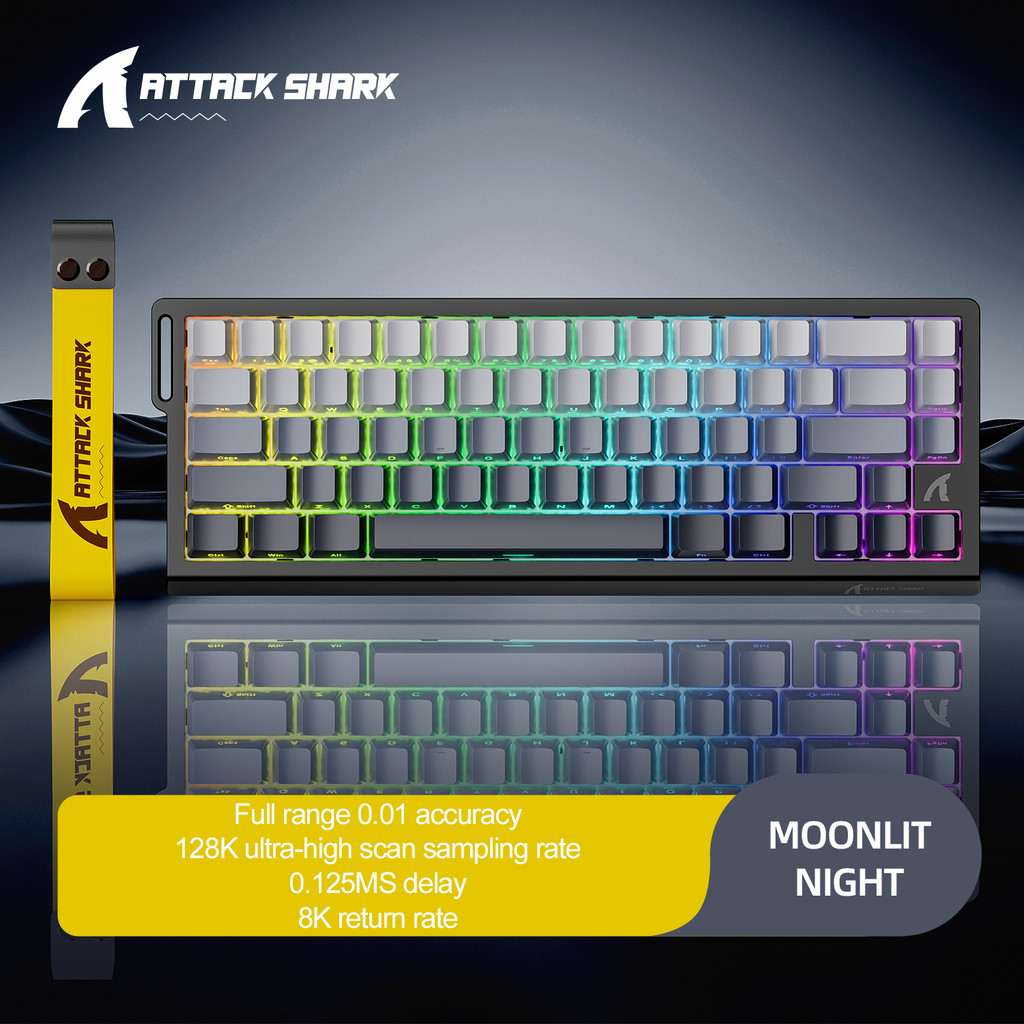 Ataque SHARK X68HE AK820 Teclado Magnético Para Jogos Mecânico Com