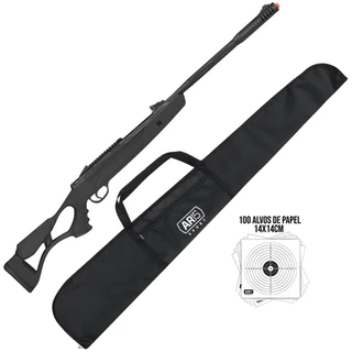 Carabina Gás Ram Hatsan Striker ED 5.5 + Capa Slim Preta