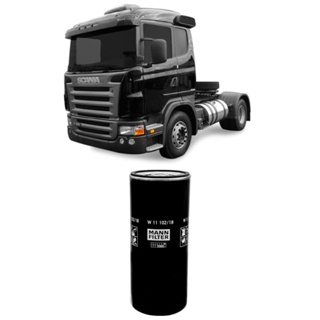 Filtro Óleo Scania P124 T124 G380 Dc12 Dsc12 95 A 2012