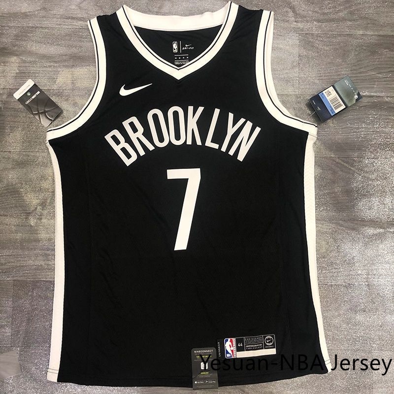 Hot Pressed Camisa Brooklyn Nets No.7 Kevin Durant Camiseta De Basquetebol branco nba Jersey Homens Basketball