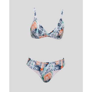 Bíquini Juvenil Conjunto Estampado Branco