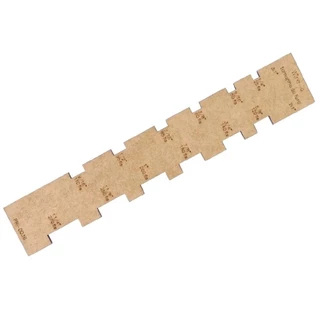 Régua Gabarito Wire-o Passo 2X1 e 3X1 em MDF Marpax