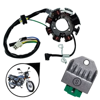 Kit Estator Retificador Regulador Cg 125 Titan 2000 Até 2001 Modelo Original
