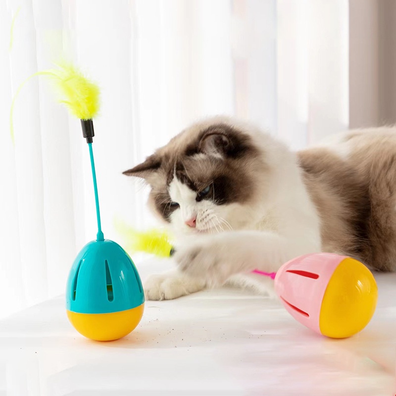 Brinquedo Play Cat Pop Com Pena Para Gatos Chalesco