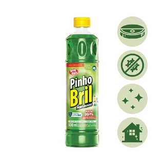 Desinfetante Perfumado Flores Limao Pinho Brl Bombril 500Ml