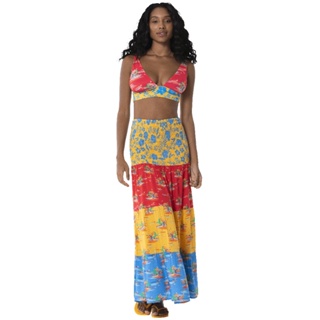 Biquíni Top Cropped Havaianas Bahia Hibiscos