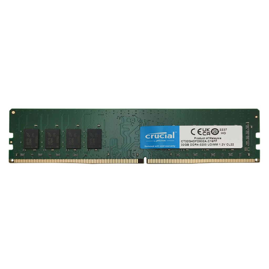 Memória 32GB Crucial, DDR4, 3200MHz, CL22 - CT32G4DFD832A | Shopee