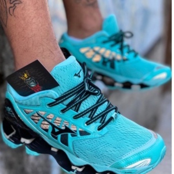 Tênis Masculino Mizuno Prophecy Pro 9 Preto Refletivo