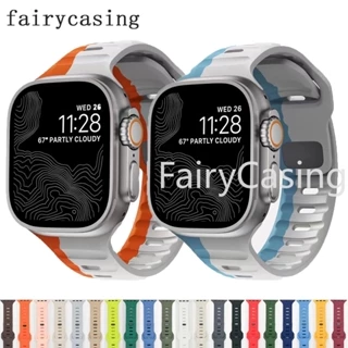 Pulseira Correa Para Relógio Apple 9 41mm 45mm ultra 2 49mm 44mm 40mm 38 42mm Iwatch Série 9 8 7 6 SE 5 4