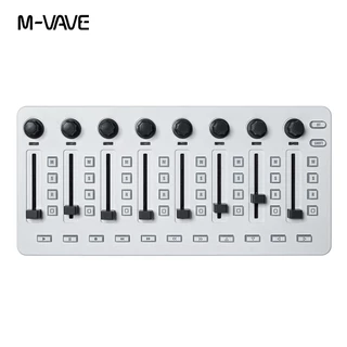 M-VAVE SMC-Mixer Controlador MIDI Sem Fio Console De Mixagem 8 Controle De Software Codificador Para Windows/Mac/Ios/Android