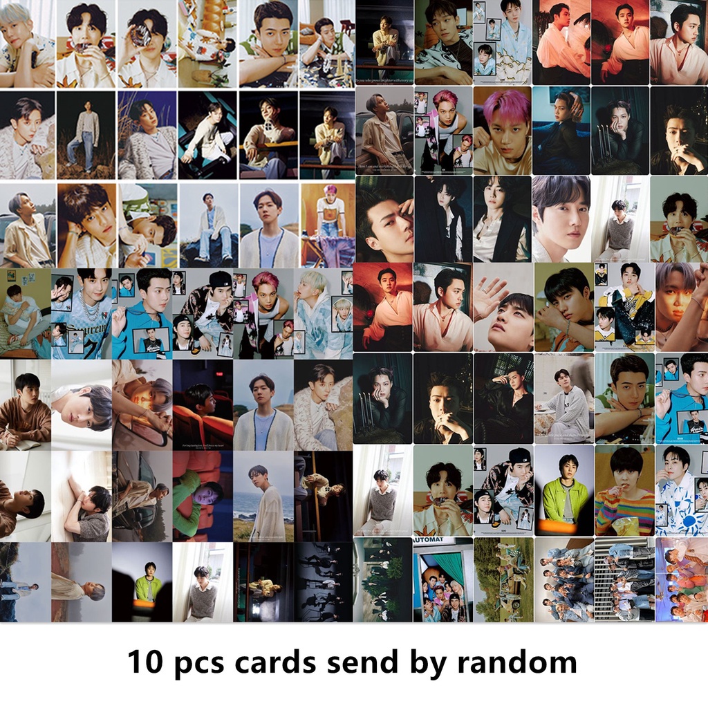 6-12pcs/set EXO Vem Sobre O Universo Da Guerra LOVE SHOT