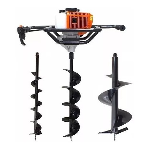 Perfurador Nakasaki Brocas 80x10 80x15 80x20 De Solo Gasolina 75cc