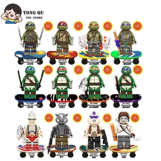 Mini-figuras de Personagens de Jogo Tartarugas Ninja Bloco de Construção Doll Collection Gift mini Modelo de Brinquedo