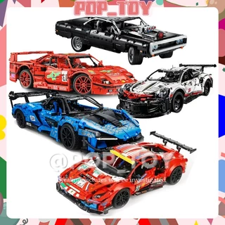【 Technic Series 】 MOC 42154 1466PCS Blocos Técnicos Forded GT Supercarro Modelo Construindo Todos Os Brinquedos Presentes Para Veículos Meninas