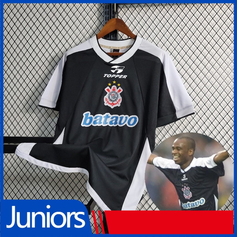 20000 Camisa Retro Corinthians II De Futebol Nome Personalizado Número