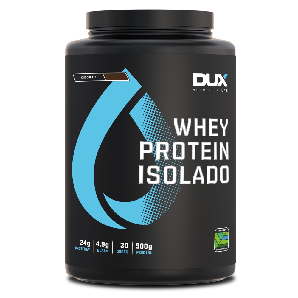 Whey Protein DUX Isolado Chocolate 900g
