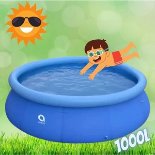 Piscina Inflável Redonda 168 x 51cm 1000L Litros Azul Avenli