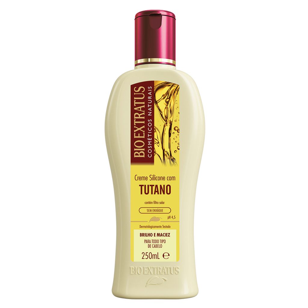 Creme Para Pentear Bio Extratus Silicone Com Tutano 250ml | Shopee Brasil