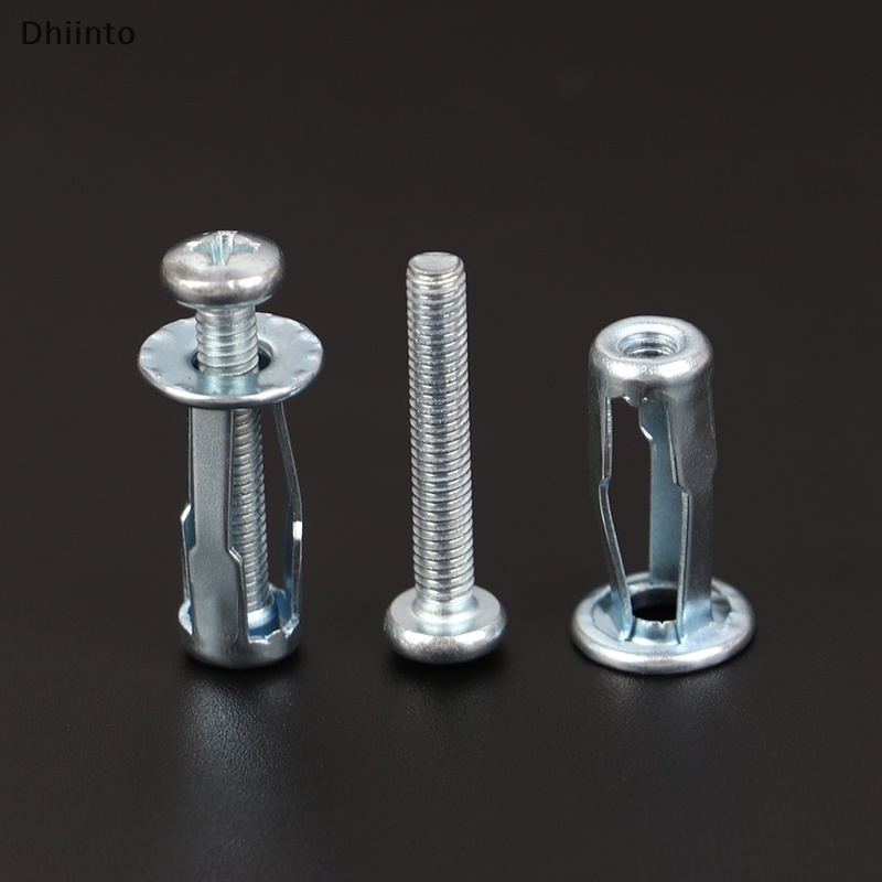 [Dhiint] 10 Conjuntos M4/M5/M6 Porcas De Macaco Metal Para Carro Com Parafuso Parede Oca Pele De Ferro Em