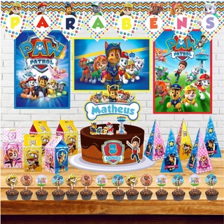 Kit Festa Só um Bolinho - Patrulha Canina