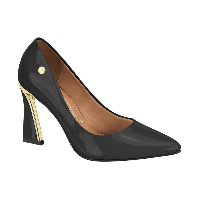 Sapato Scarpin Feminino Salto Alto Assimetrico Vizzano Original