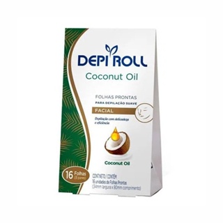 Folhas Prontas Para Depilação Facial Depi Roll Coco 8Fls