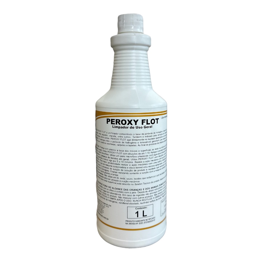 Limpador Têxtil Uso Geral Concentrado Peroxy Flot Spartan 1l | Shopee ...